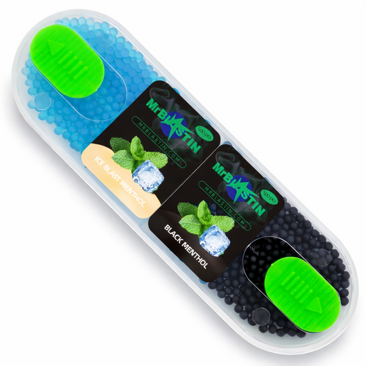 1000 Crushballs Box - 500 ICE BLAST MENTHOL & 500 BLACK MENTHOL